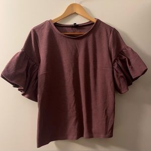Express puff sleeve top Size M